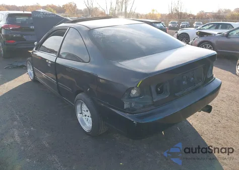 1998 Honda Civic Ex из США, поврежденный, VIN 1HGEJ8244WL028538